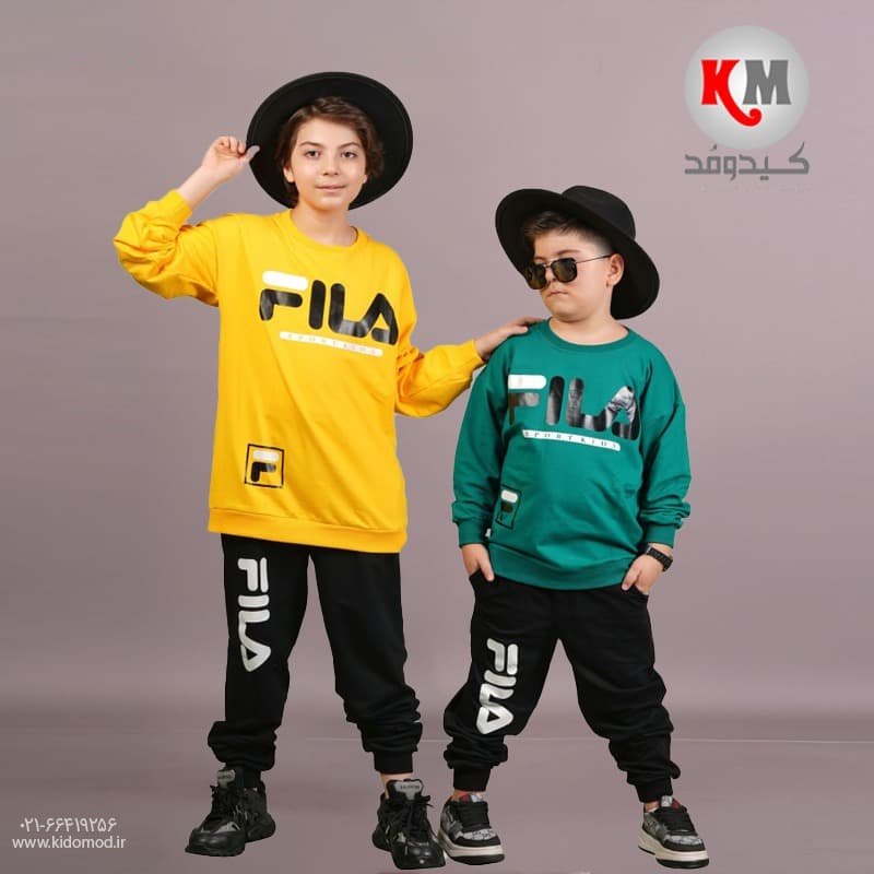بلوز شلوار اسپرت طرح FILA — تصویر ۳