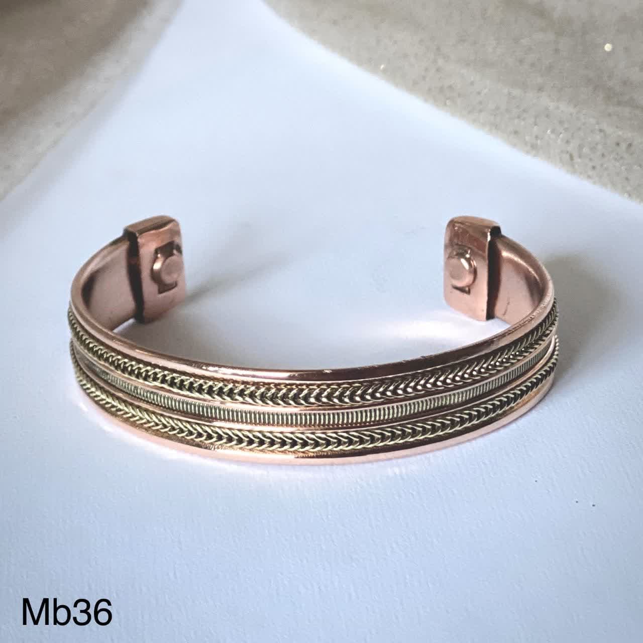 دستبند مغناطیسی ( مگنتی ) نخل زیور مدل mb36