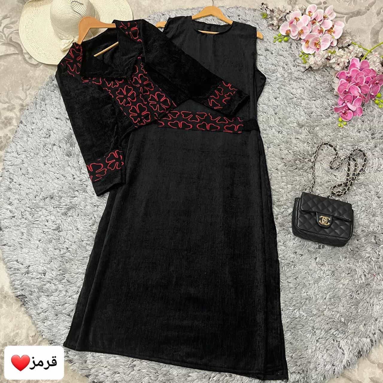 ست سه تیکه (کت سارافون و کمربند) گلدیس — تصویر ۱۲