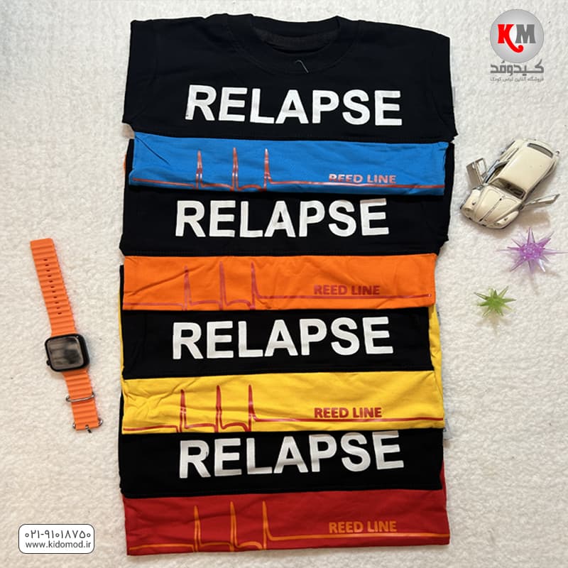 تیشرت شلوارک اسپرت طرح Relapse — تصویر ۲