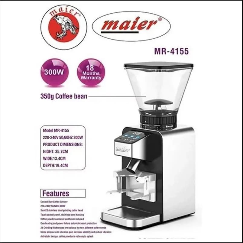 آسیاب قهوه مایر مدل MR4155 سه کاره حرفه‌ای — تصویر ۸