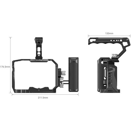 کیج اسمال ریگ SmallRig Advanced Kit for Sony Alpha 7R V / Alpha 7 IV / Alpha 7S III — تصویر ۲