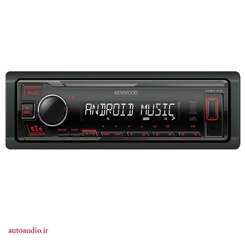 ضبط ماشین دکلس کنوود مدل kenwood kmm-105 — تصویر ۲