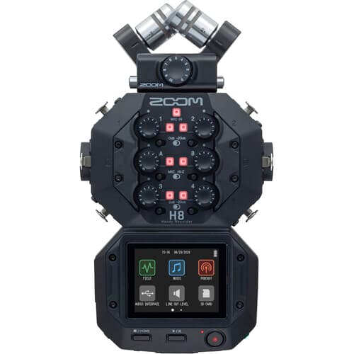 رکوردر صدای زوم Zoom H8 8-Input / 12-Track Portable Handy Recorder