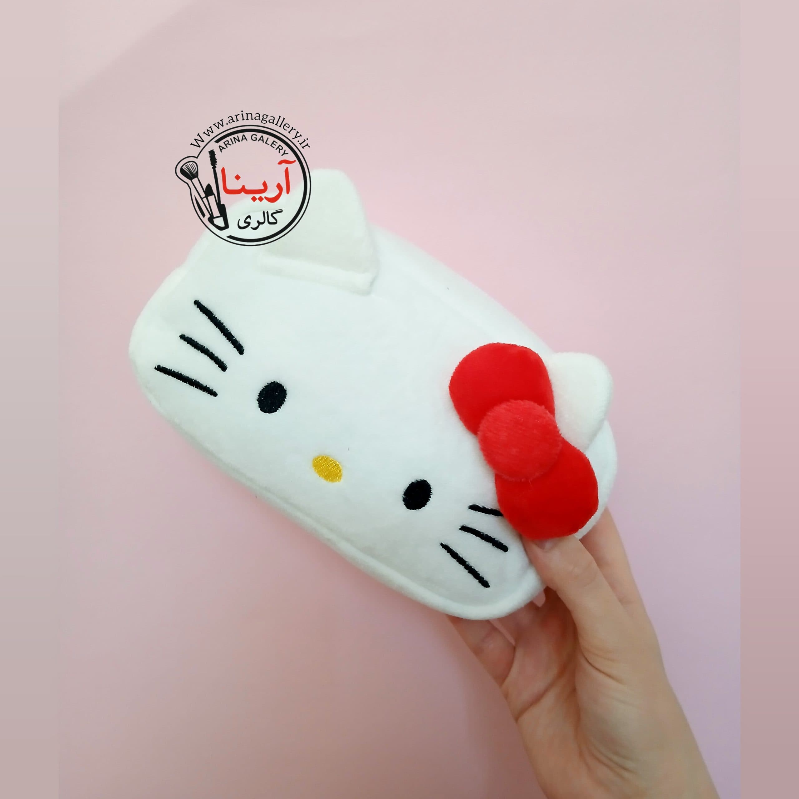 کیف لوازم آرایش فانتزی پولیشی کیتی Kitty — تصویر ۴