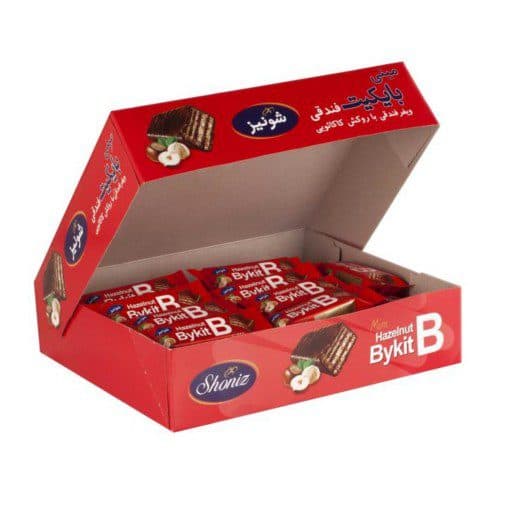 مینی ویفر روکشدار بایکیت شونیز ۵۰۰ گرم- باکس ۳ عددی — تصویر ۸