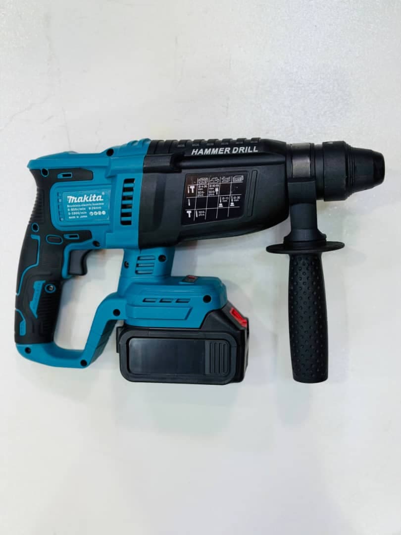 🔨 هلتی تخریب شارژی طرح ماکیتا 48V سه حالته (26mm، دو باتری) — تصویر ۶