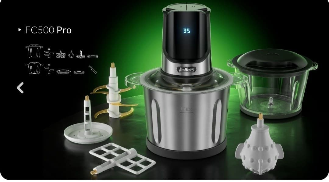 خردکن فلر مدل FC500-PRO ظرفیت ۲ لیتر — تصویر ۱۱
