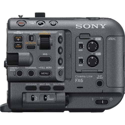 دوربین فیلم برداری سونی Sony FX6 Full-Frame Cinema Camera (Body Only) — تصویر ۴