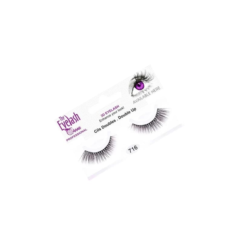 مژه مصنوعی سه بعدی 3D اپل شماره 716 — تصویر ۲