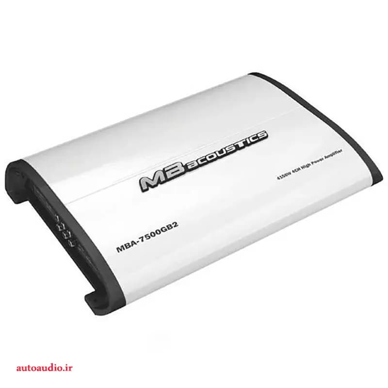 آمپلی فایر 4 کانال ام بی آکوستیک MBA-7500GB2 — تصویر ۲