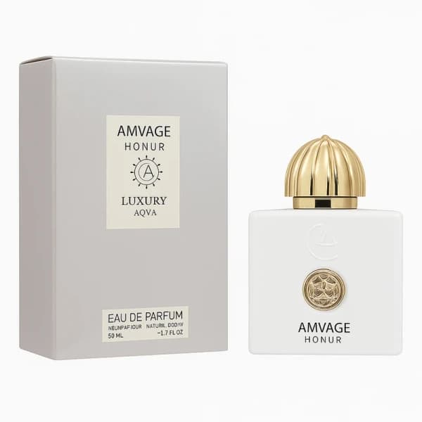 ادکلن زنانه لاکچری آکوا LUXURY AQVA مدل آمواج هانر AMVAGE HONUR حجم 50 میلی لیتر — تصویر ۴