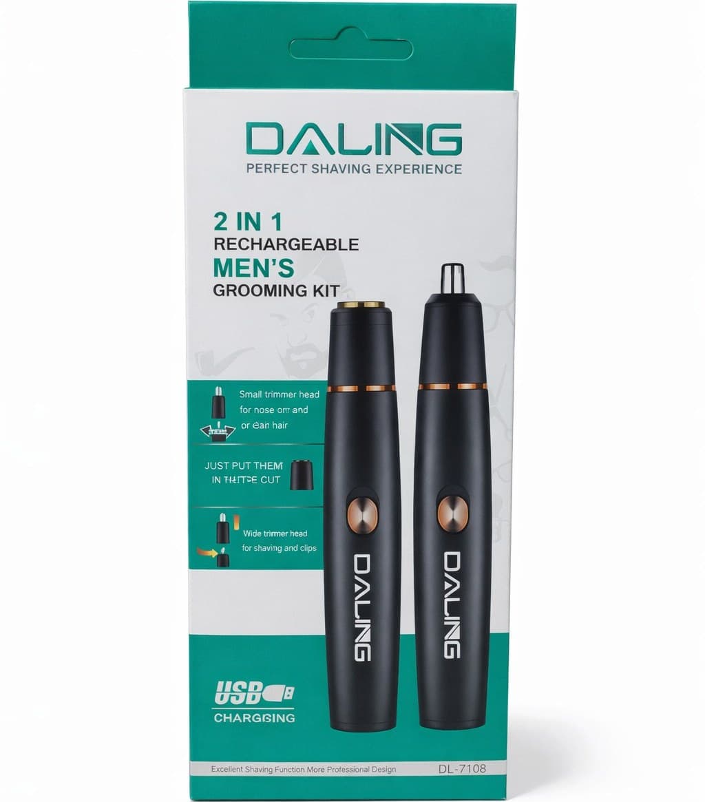 موزن دوکاره بینی و گوش DALING دالینگ مدل DL-7108 — تصویر ۲
