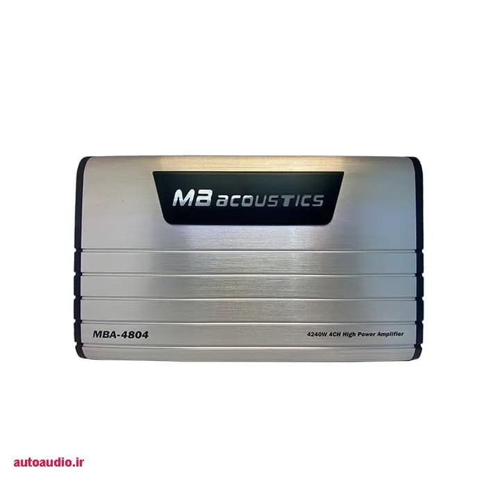 آمپلی فایر چهار کانال ام بی آکوستیک MBA 4804 — تصویر ۲