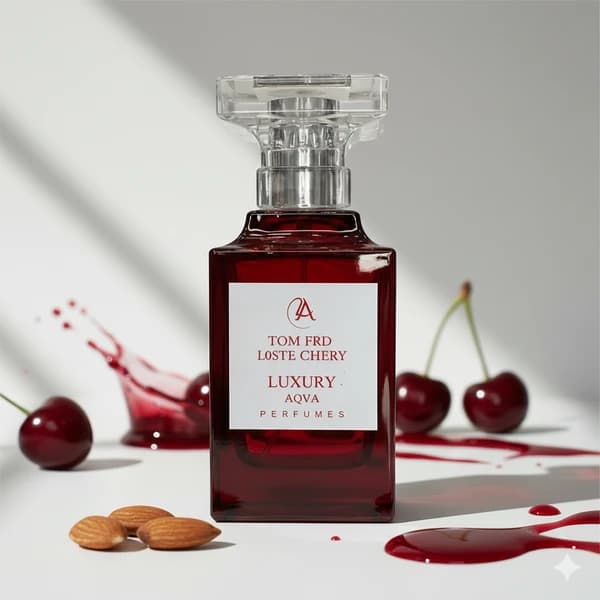 ادکلن مردانه لاکچری آکوا LUXURY AQVA مدل تام فورد لاست چری LOSTE CHERY حجم 50 میلی لیتر — تصویر ۶