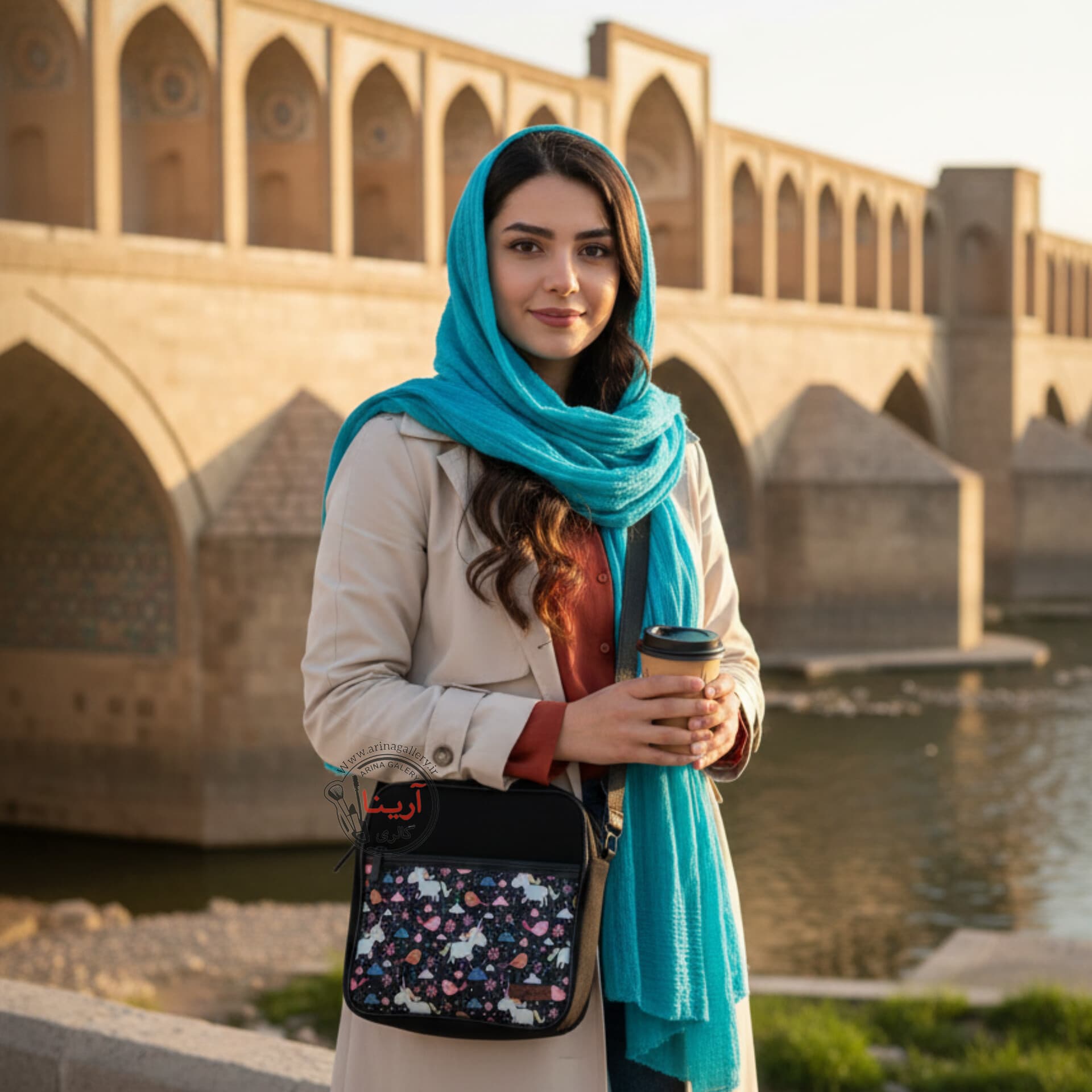 کیف دوشی دخترانه وندی سری گیسو مدل یونیکورن B — تصویر ۵