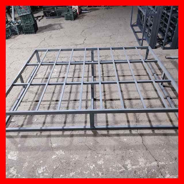 کفی تخت فلزی ثابت تمام کلاف دو نفره — تصویر ۸