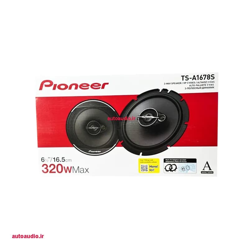 بلندگو گرد پایونیر مدل Pioneer TS-A1678S — تصویر ۳