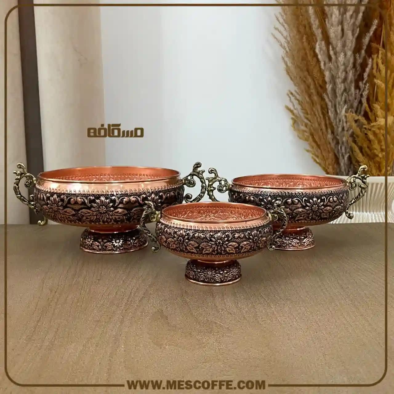 کاسه مسی دسته دار — تصویر ۸