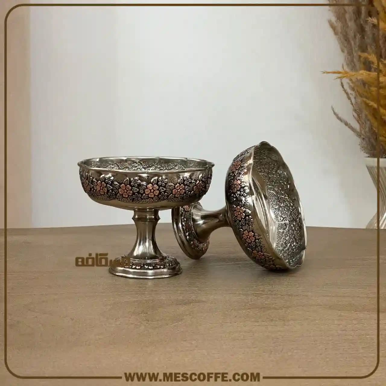 پیاله مسی پایه دار(کد2106) — تصویر ۶