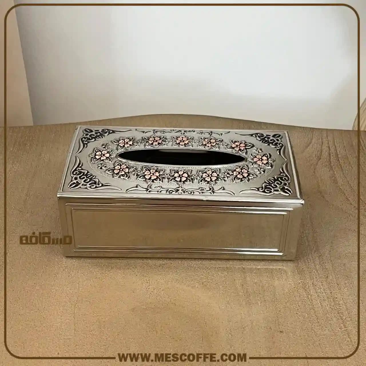 سطل زباله و جا دستمالی مسی — تصویر ۷