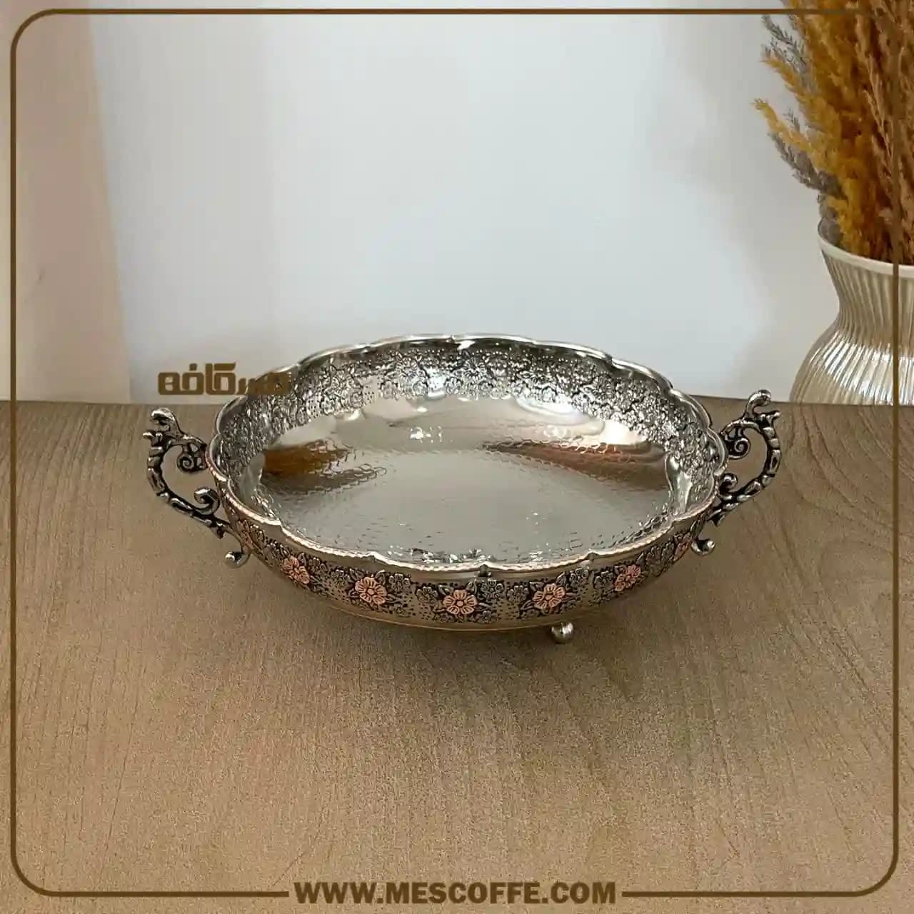 میوه خوری مسی شیک(مدل الماستراش/کد2090) — تصویر ۳