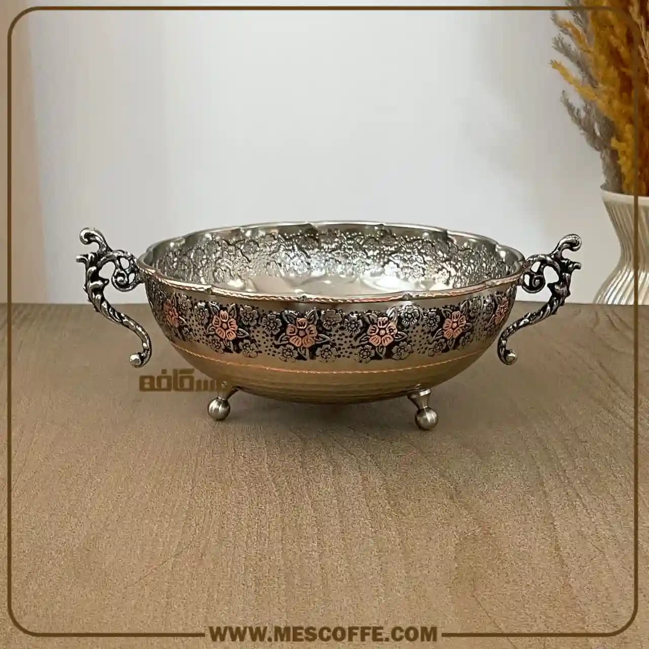 آجیل خوری مسی شیک(الماستراش/کد2091) — تصویر ۵