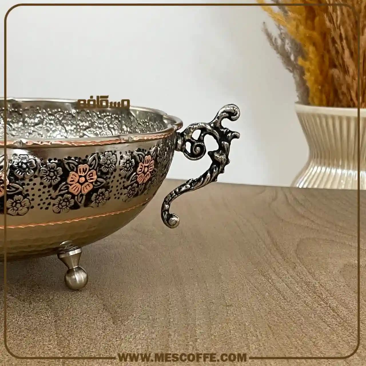 آجیل خوری مسی شیک(الماستراش/کد2091) — تصویر ۲