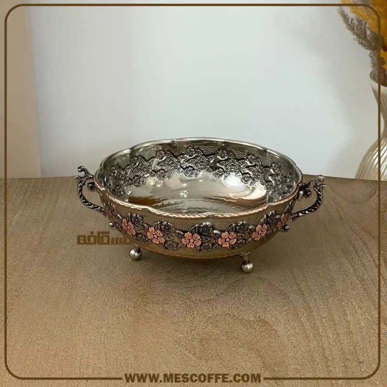 شکلات خوری مسی شیک(مدل الماستراش/کد2092) — تصویر ۸