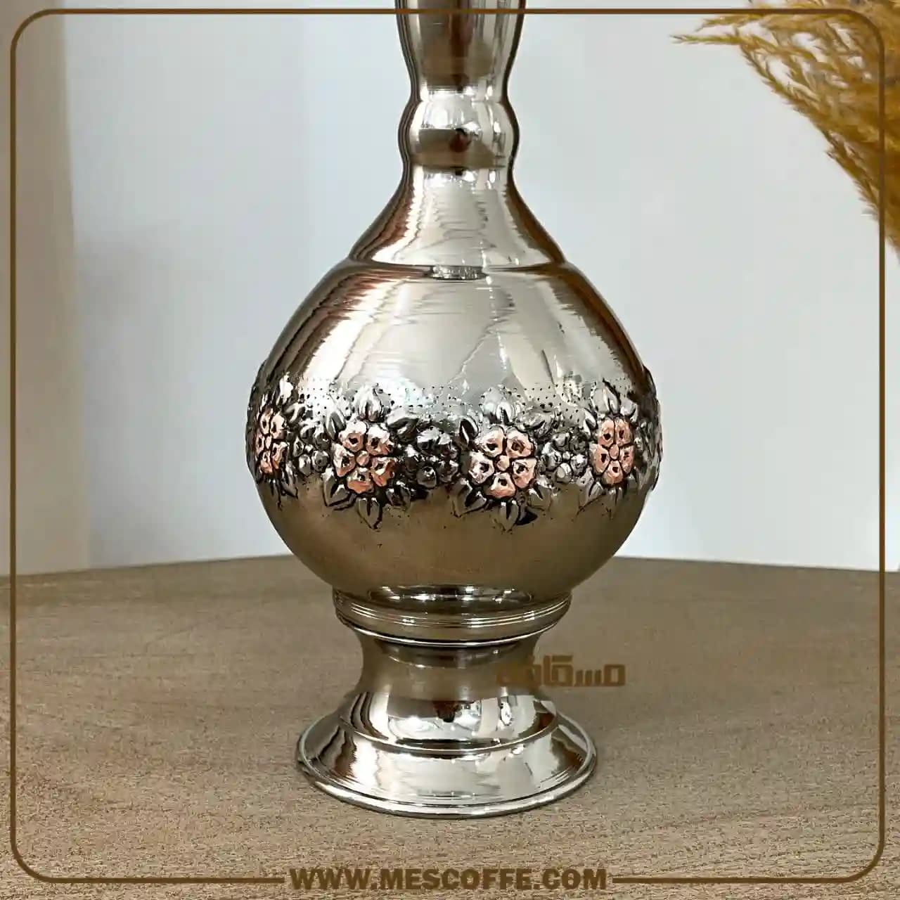 گلدان مسی جدید(مدل گلبرگ الماستراش/کد1928) — تصویر ۷