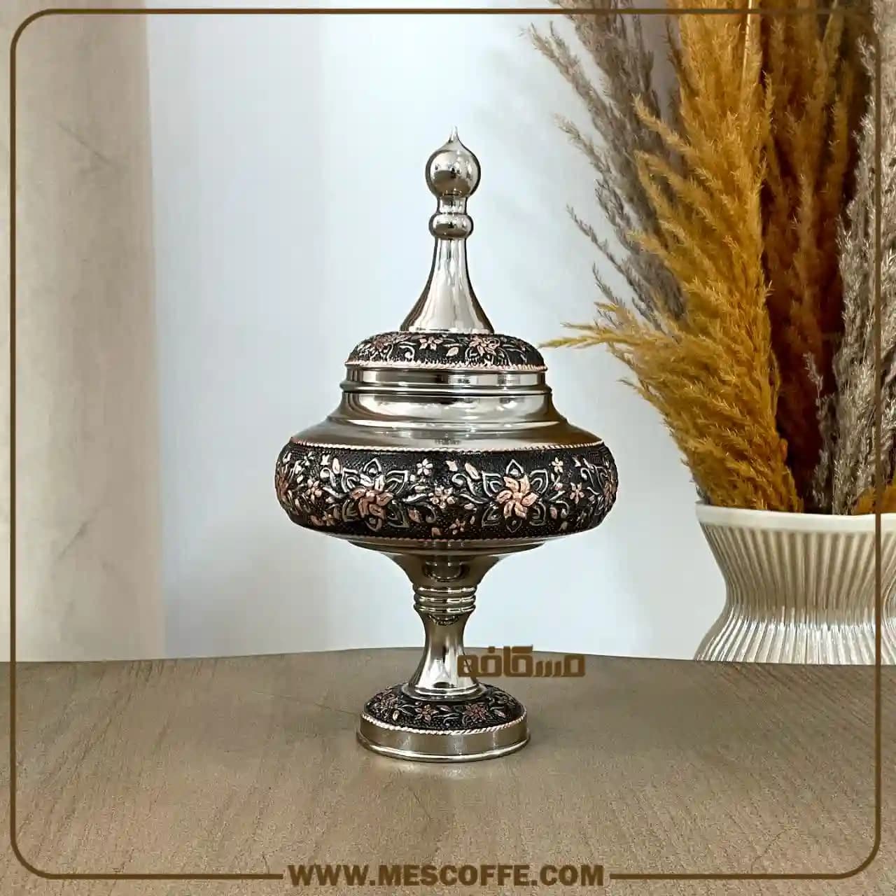 شکلات خوری مسی لوکس(مدل الماستراش/کد2063) — تصویر ۵