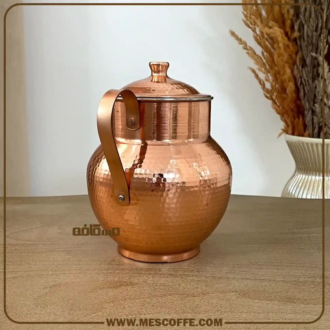 پارچ مسی اصل زنجان(مدل توپی/کد2086) — تصویر ۸