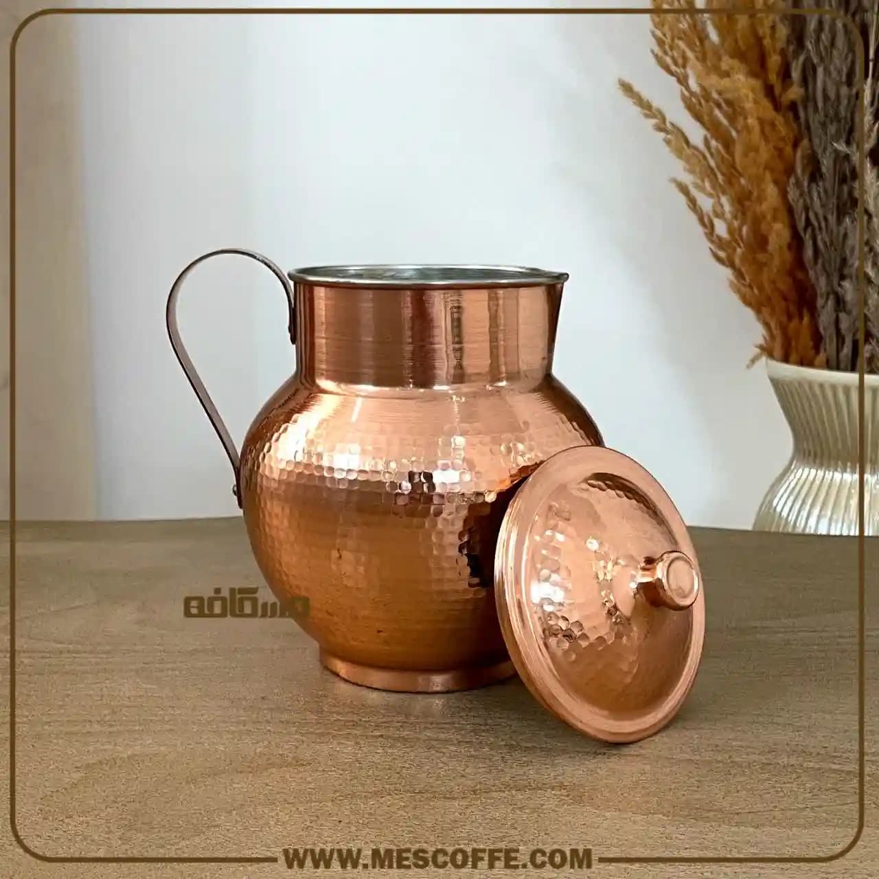 پارچ مسی اصل زنجان(مدل توپی/کد2086) — تصویر ۶