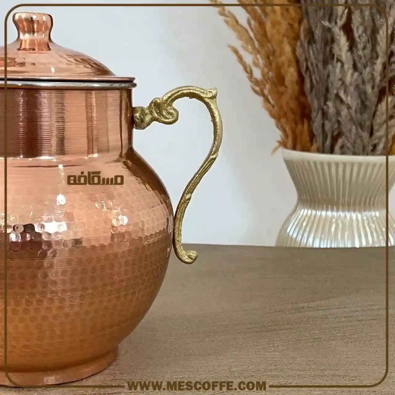 پارچ مسی درب دار(مدل توپی نانو/کد2088) — تصویر ۷