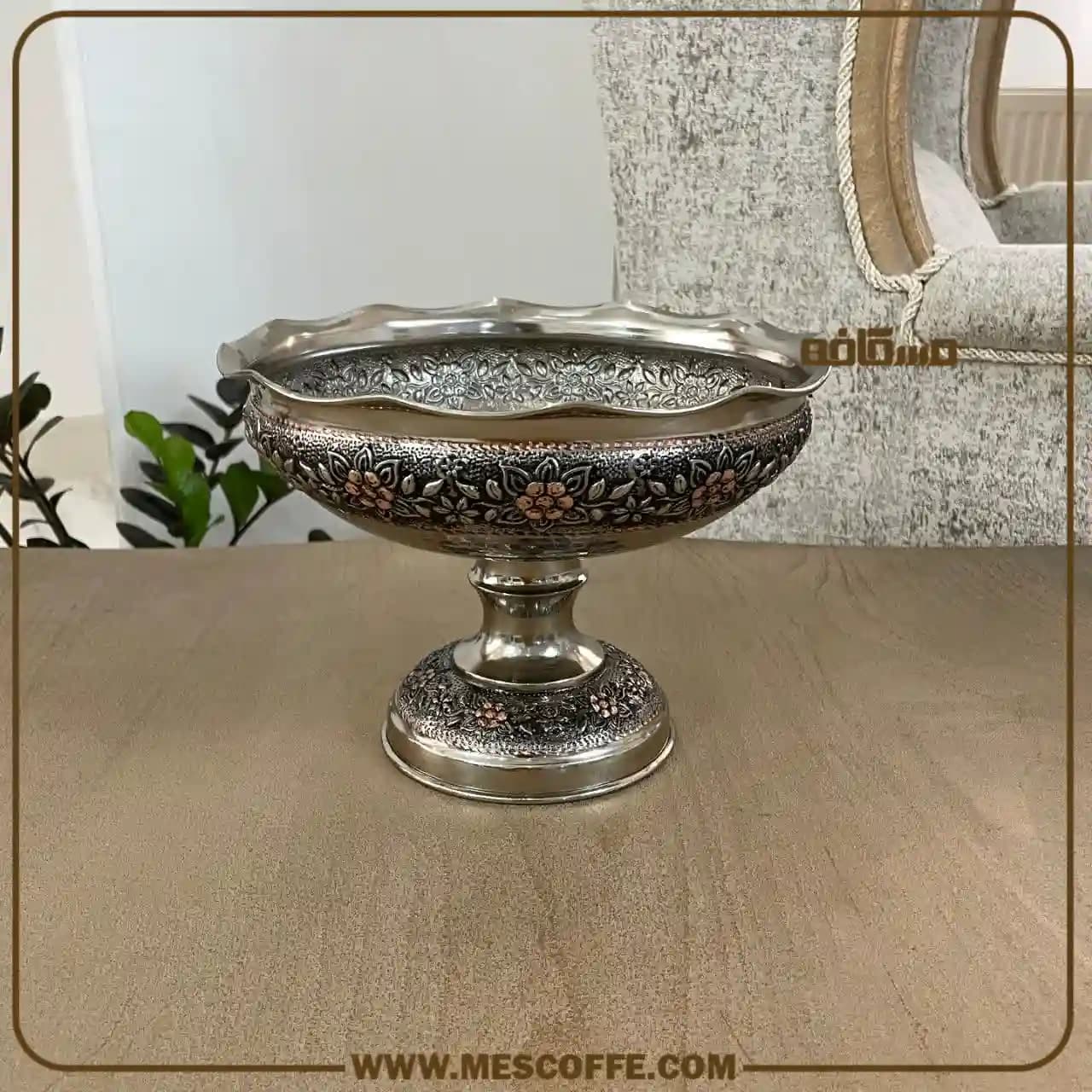سرویس پذیرایی مسی برای جهیزیه(مدل گلبرگ الماستراش) — تصویر ۱۱