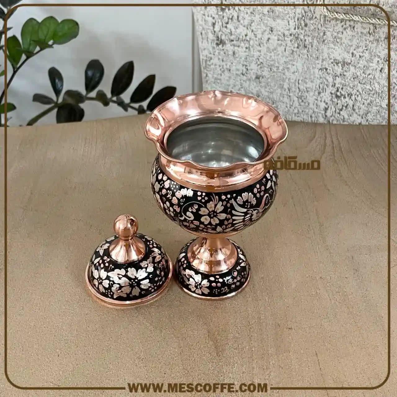قندان نقره کوب زنجان(کد2038) — تصویر ۶