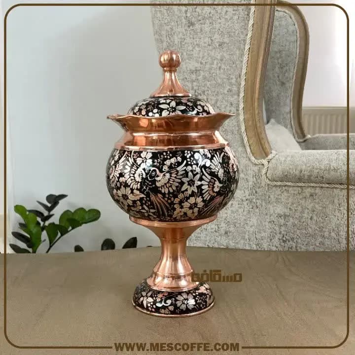 آجیل خوری مسی نقره کوب زنجان(کد2040)