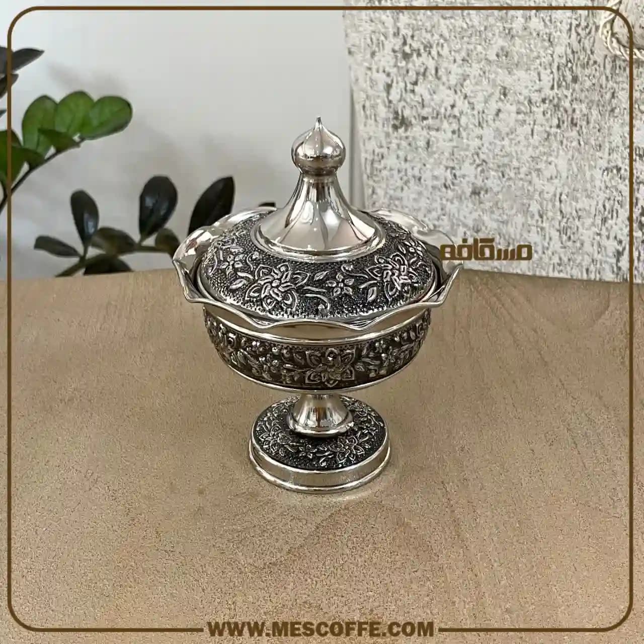 جدیدترین قندان مسی(مدل گل یاس/برندفضلی/کد1910) — تصویر ۷