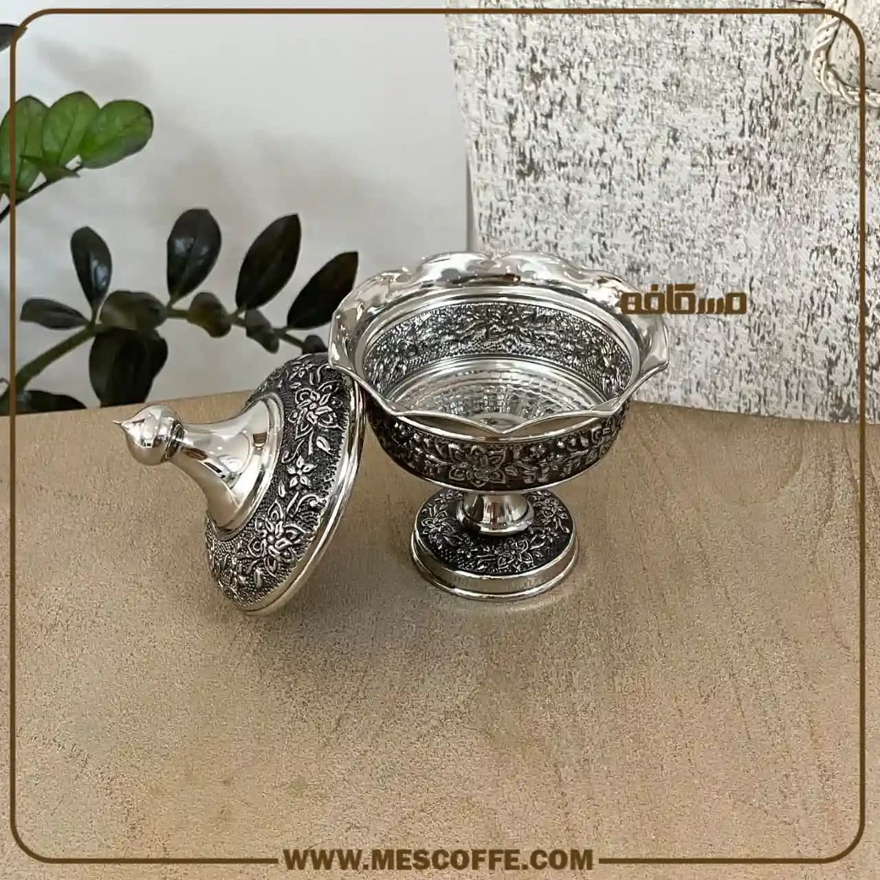 جدیدترین قندان مسی(مدل گل یاس/برندفضلی/کد1910) — تصویر ۶