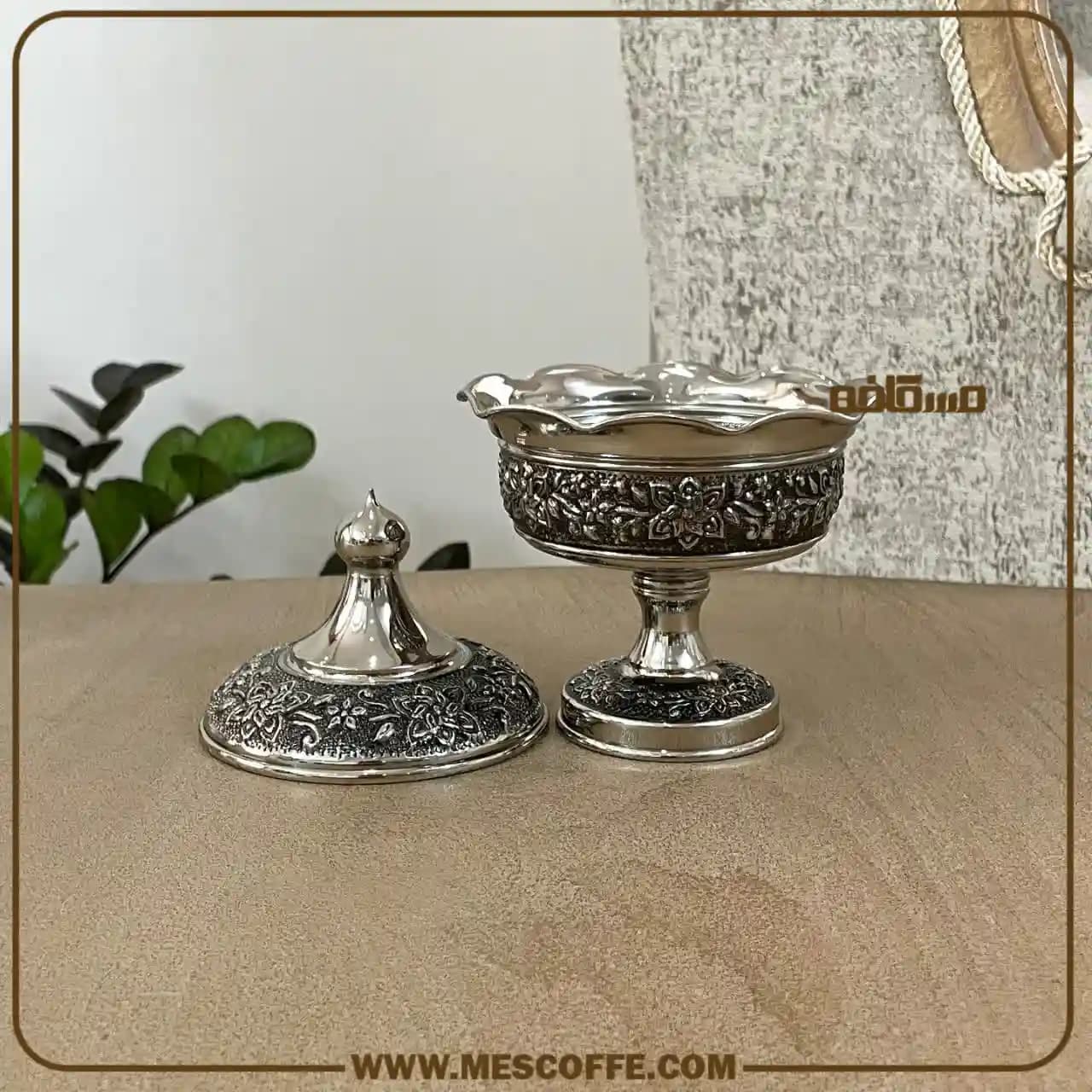 جدیدترین قندان مسی(مدل گل یاس/برندفضلی/کد1910) — تصویر ۴