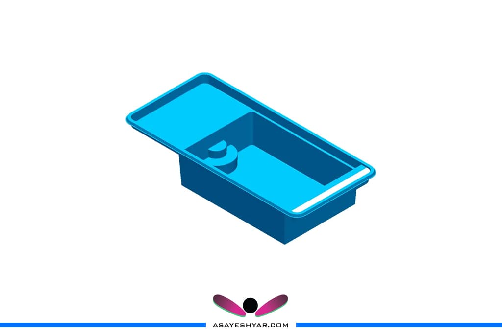 استخر فایبرگلاس 3*7/3 طرح کایان — تصویر ۲