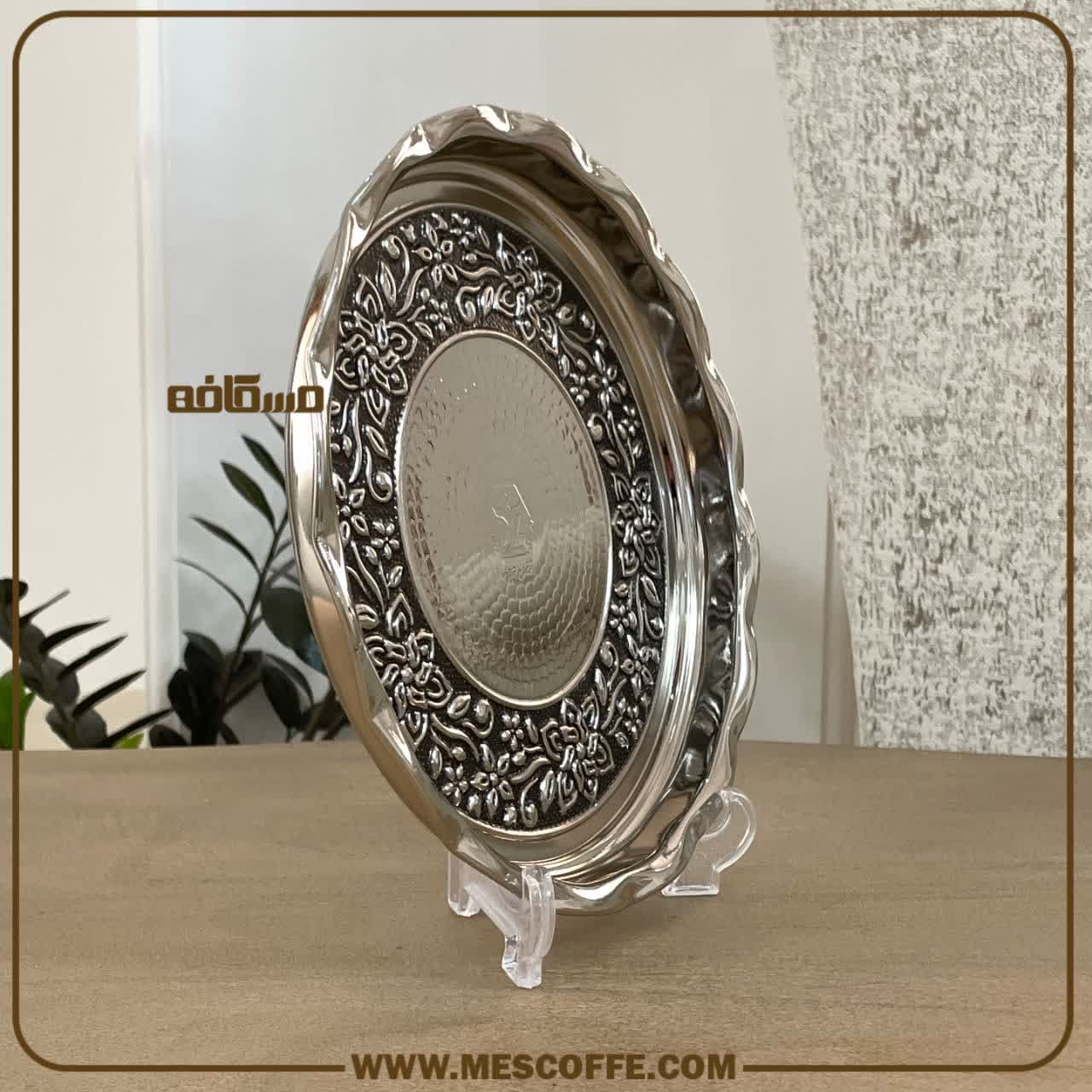 سینی مجمع مسی بزرگ زنجان(گل یاس/کد1879) — تصویر ۲