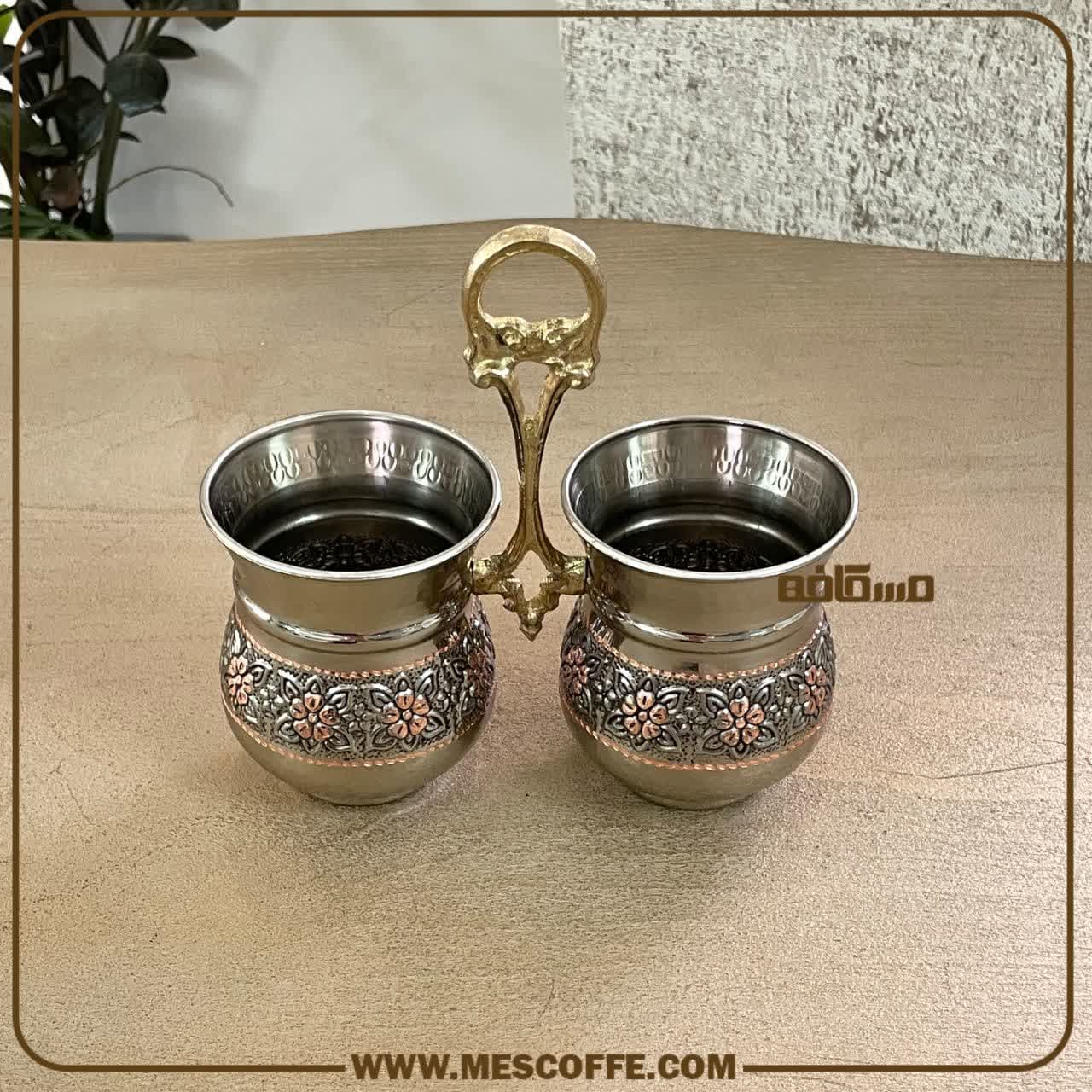 جا قاشقی مسی الماستراش(مدل گل سرخ/کد1943) — تصویر ۳