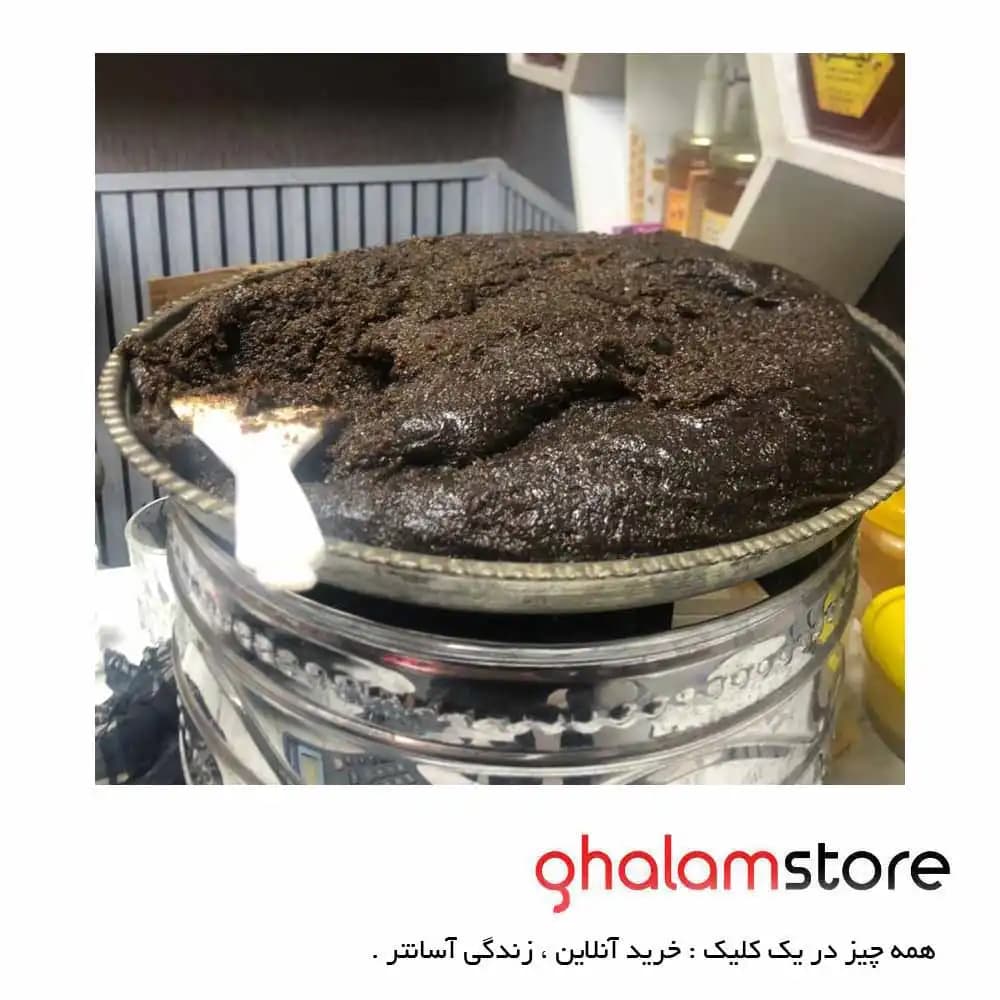 حلوای سیاه اردبیل (نیم کیلویی) روغنی