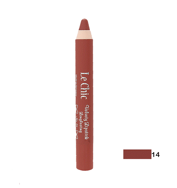 رژ لب مدادی لچیک LeChic شماره 14 — تصویر ۲