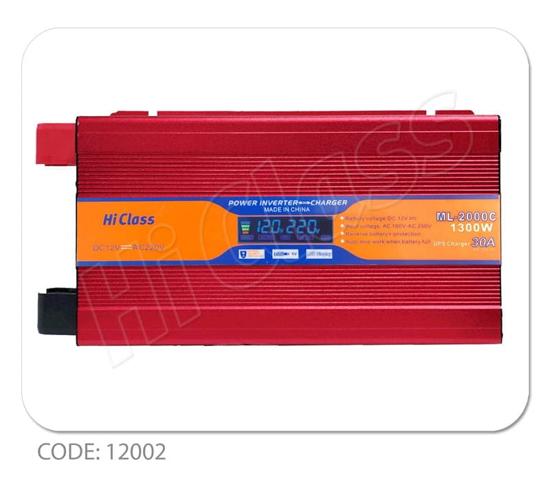 اینورتر یو پی اس شبه سینوسی 1300 وات + شارژ اتوماتیک ML-2000C — تصویر ۵