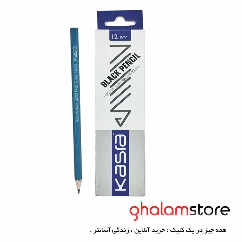مداد مشکی پلیمری کسری بسته 12 عددی — تصویر ۵