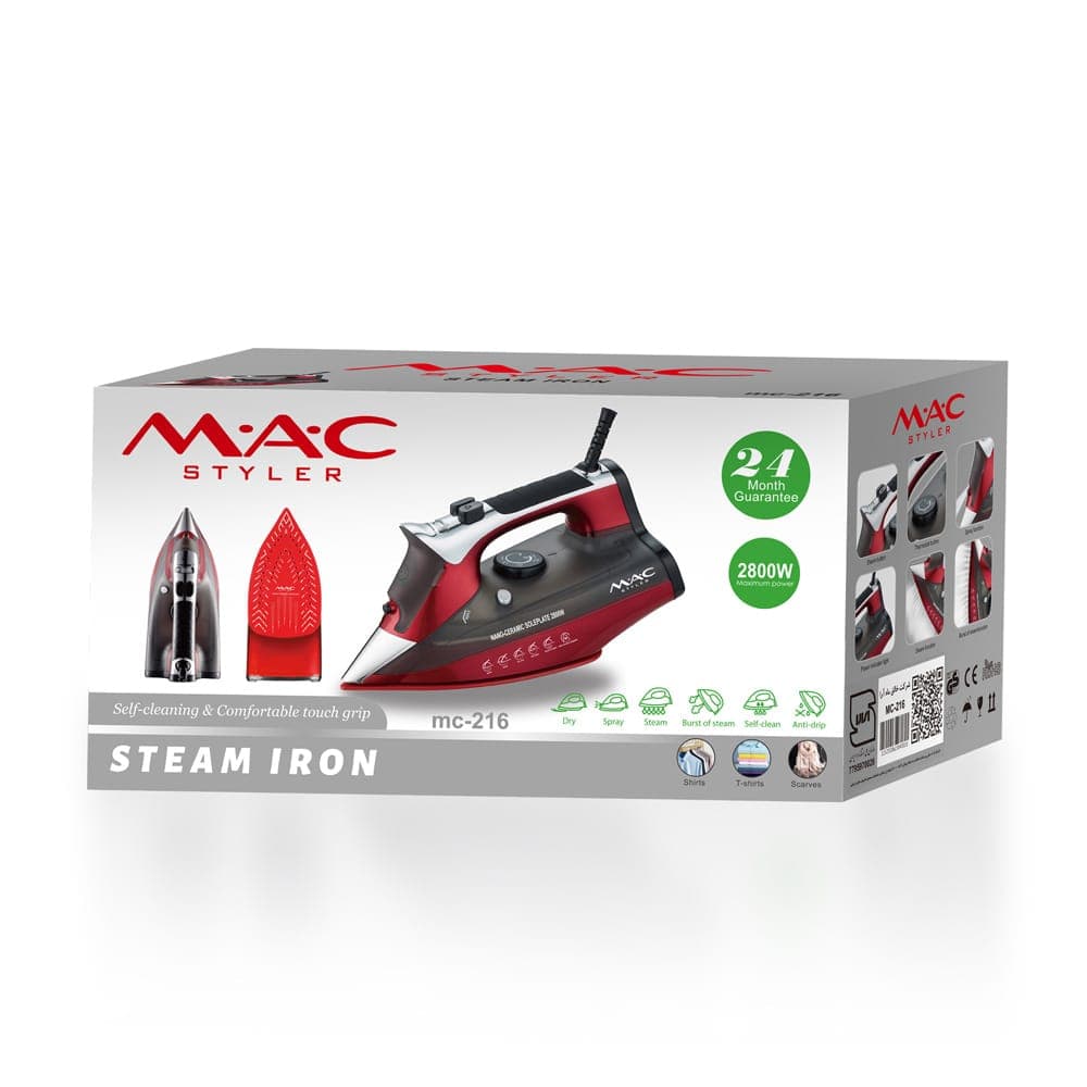 اتو بخار مک استایلرMC-216 — تصویر ۲
