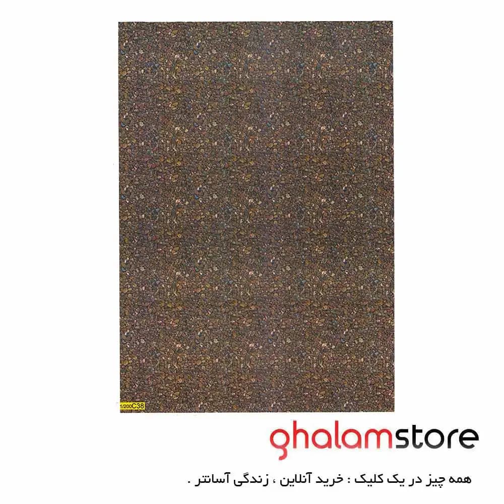 برچسب مدل ماکت سازی زیپاتون طرح سنگ ریزه کد C38 — تصویر ۲
