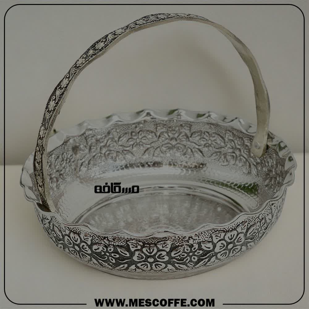 جدیدترین سبد آجیل مسی(کروم شده) — تصویر ۳